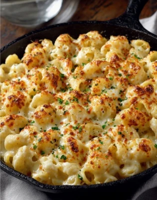 Yummy Onepan White Cheddar Mozzarella Pasta Delight