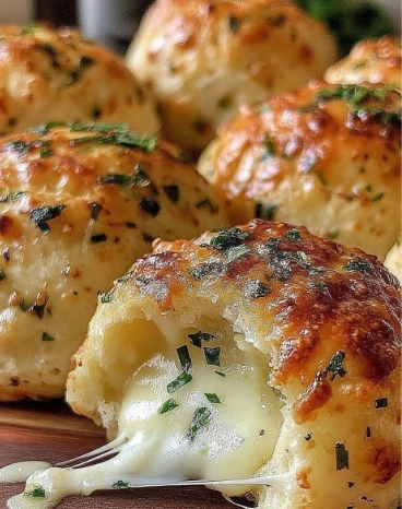 Yummy Pillsbury Biscuit Garlic Butter Cheese Bombs