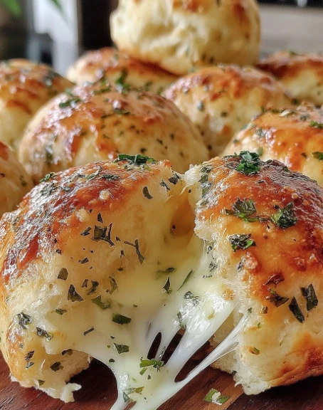 Yummy Pillsbury Biscuit Garlic Butter Cheese Bombs