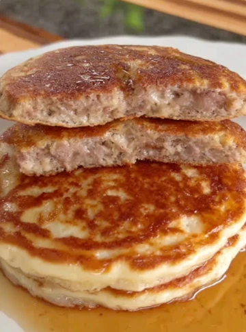 Yummy Sausage Dipped Pancakes Delight