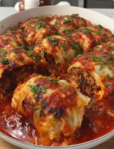 🥬🍗✨ Yummy & Easy Stuffed Cabbage Rolls