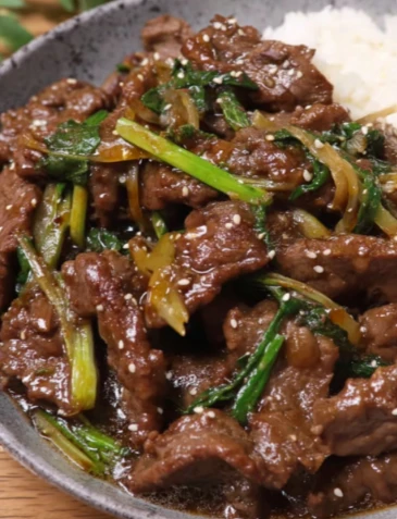 Yummy Sweet Spicy Honey Garlic Beef Stir Fry