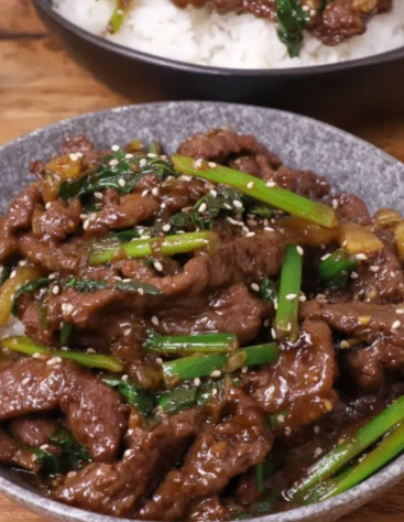 Yummy Sweet Spicy Honey Garlic Beef Stir Fry