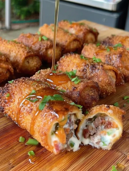 Yummy Texas Twinkies Egg Rolls Honey