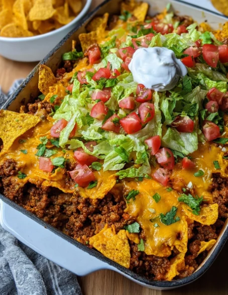 Yummy Walking Taco Casserole