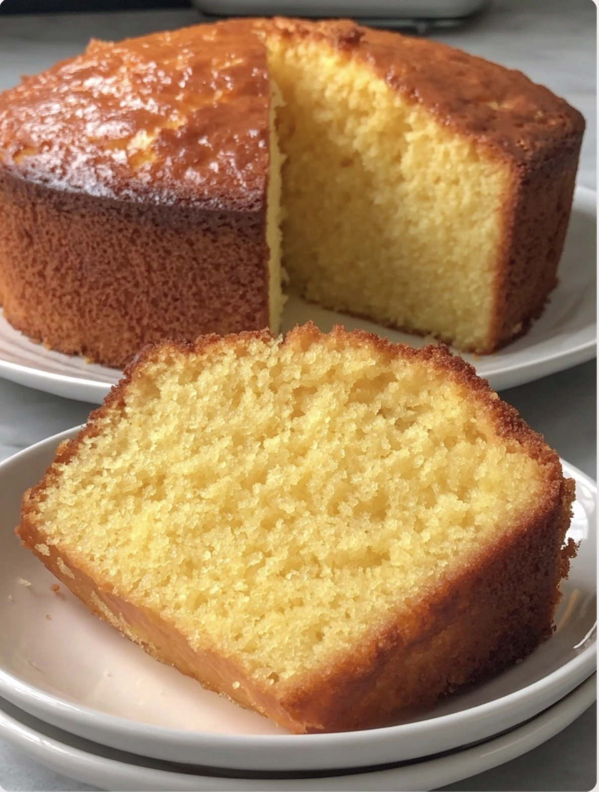 5-Minute Million Dollar Pound Cake (No Flour, No Sugar)
