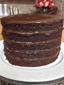7-Layer Chocolate Fudge Cake