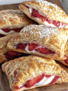 Strawberry Cheesecake Turnovers