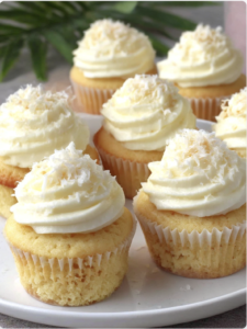 Easy Coconut Cupcakes (Starts with a Cake Mix!) 🧁🥥