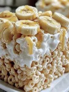 Banana Pudding Rice Krispie Treats
