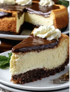 Boston Cream Pie Cheesecake
