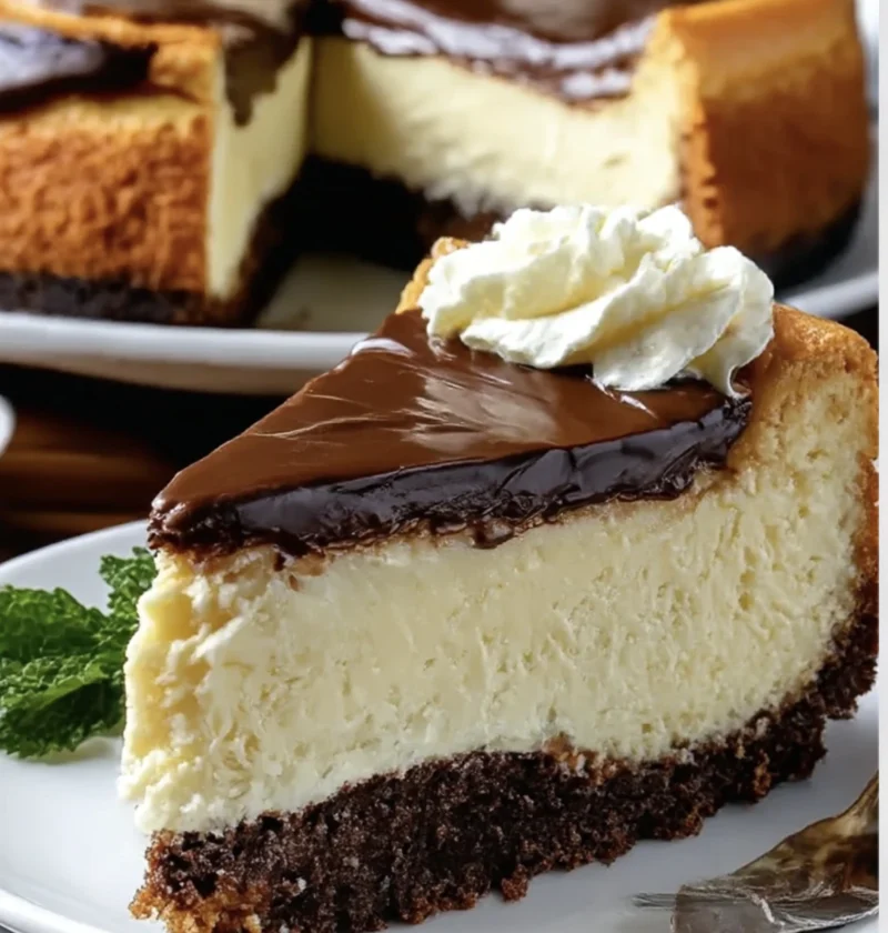 Boston Cream Pie Cheesecake