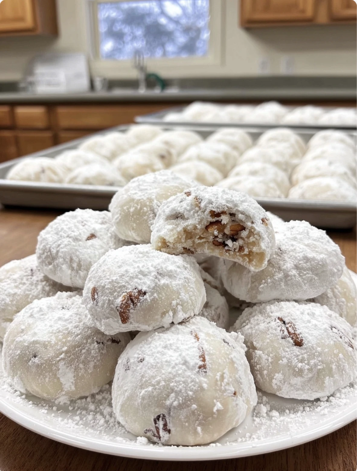 Buttery Pecan Snowball Cookies Meltinyourmouth
