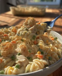 🍝 Chicken Pot Pie Pasta