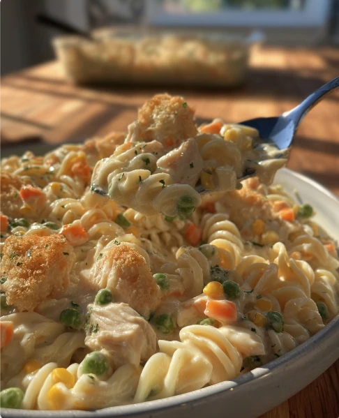 Chicken Pot Pie Pasta
