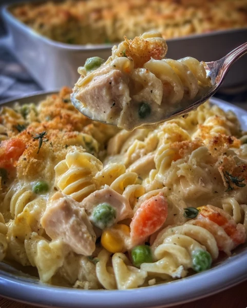 Chicken Pot Pie Pasta
