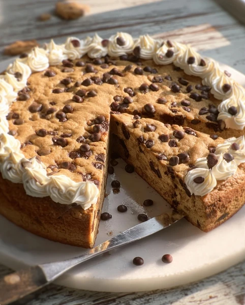 Chocolate Chip Cookie Cake