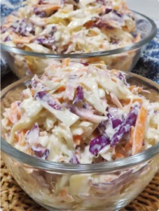 Coleslaw with Mayo and Sour Cream