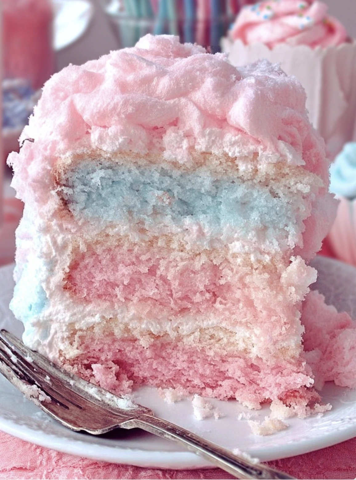 Cotton Candy Cake