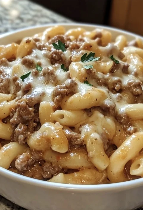 Onepot Homemade Beefaroni