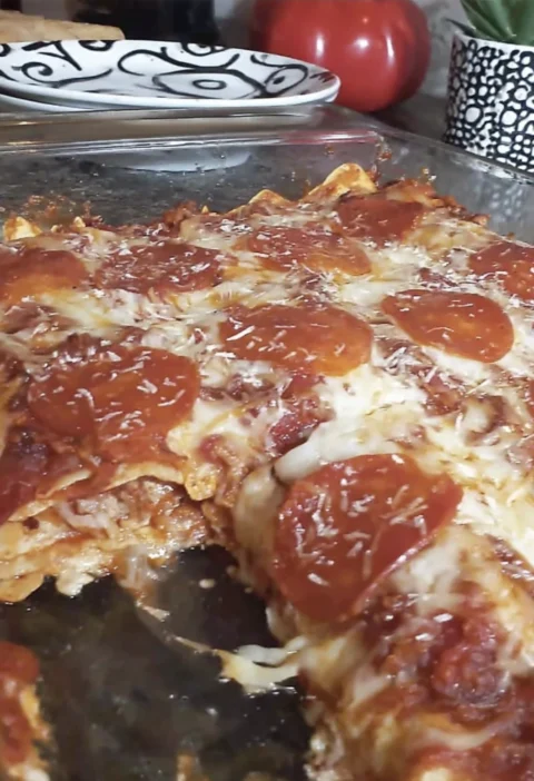 Pizza Enchilada Bake