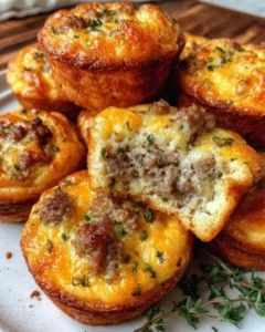 🧀🥚 Easy Sausage Breakfast Muffins