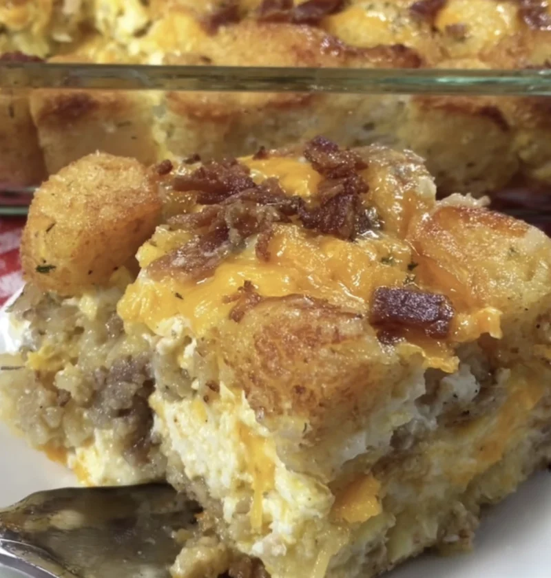 Tater Tot Breakfast Casserole