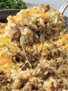 Family-Favorite Hamburger Rice Casserole