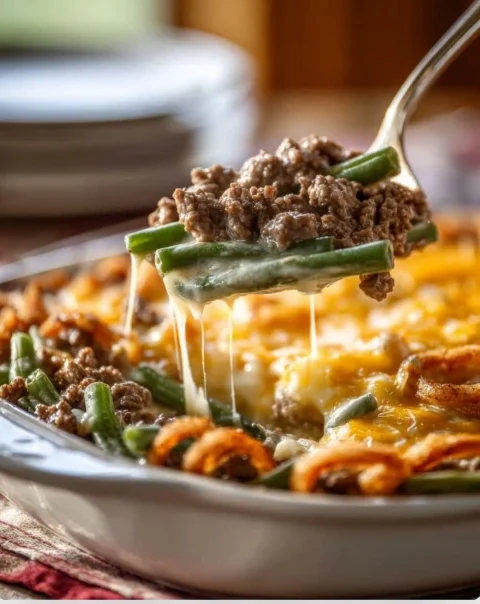 Hamburger Green Bean Casserole