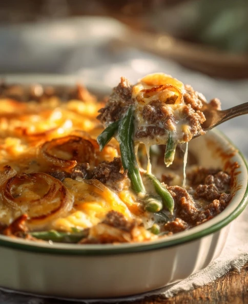 Hamburger Green Bean Casserole