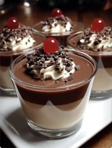 Holiday Chocolate Cream Party Desserts