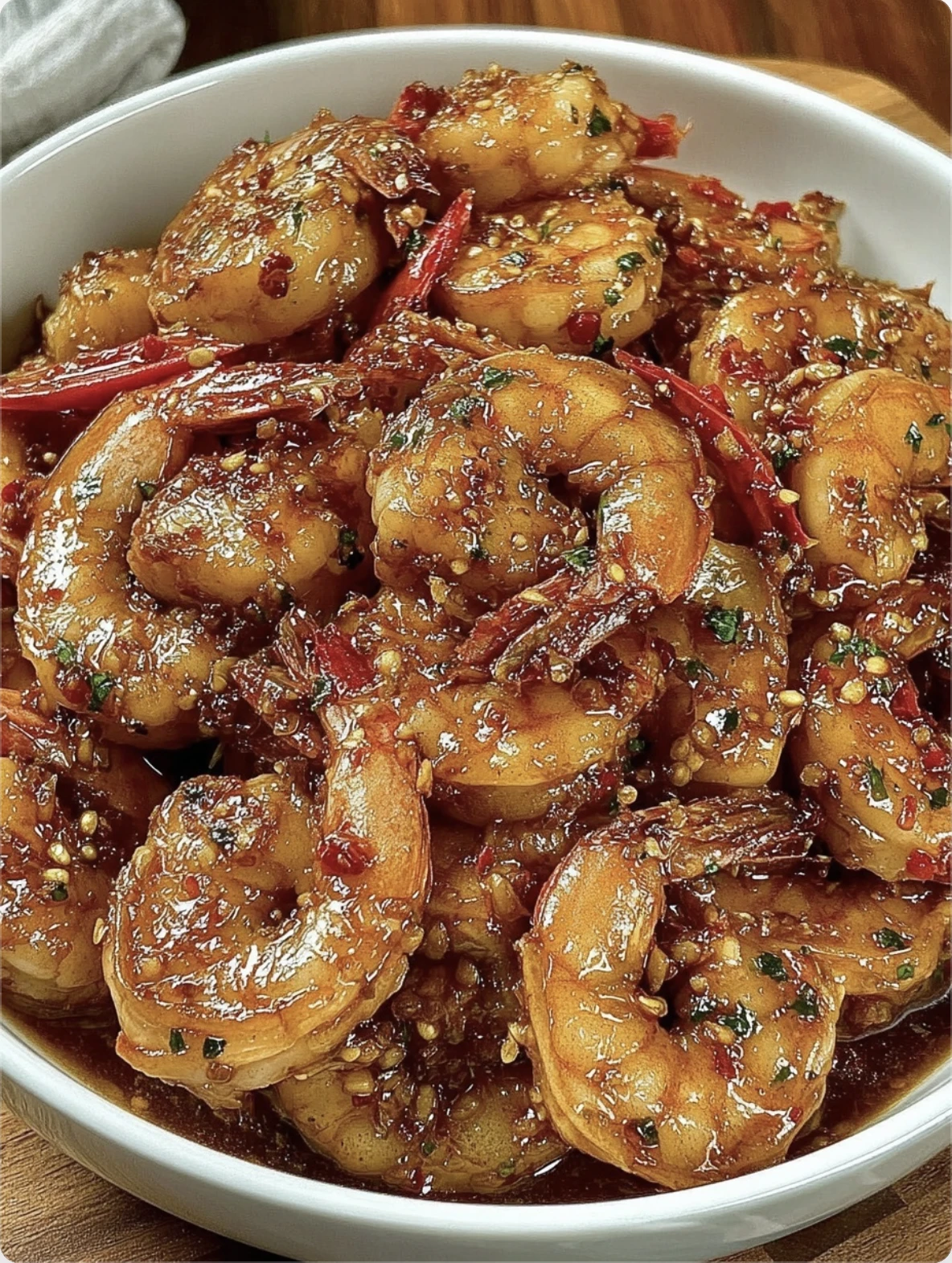 Homemade Spicy Garlic Shrimp in 15 Minutes