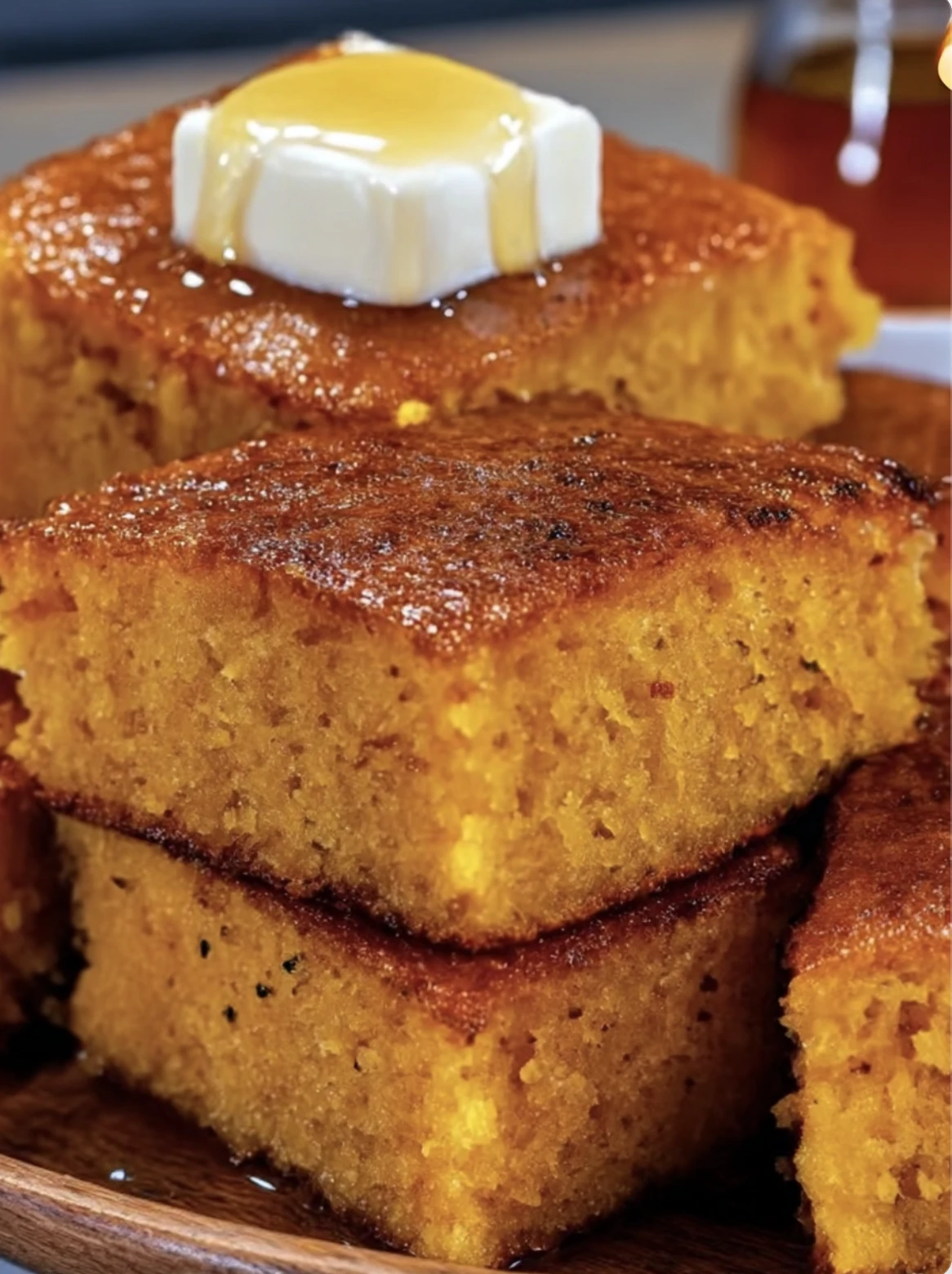 Honey Butter Sweet Potato Cornbread