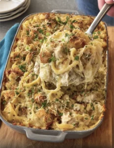 Leftover Holiday Turkey Tetrazzini