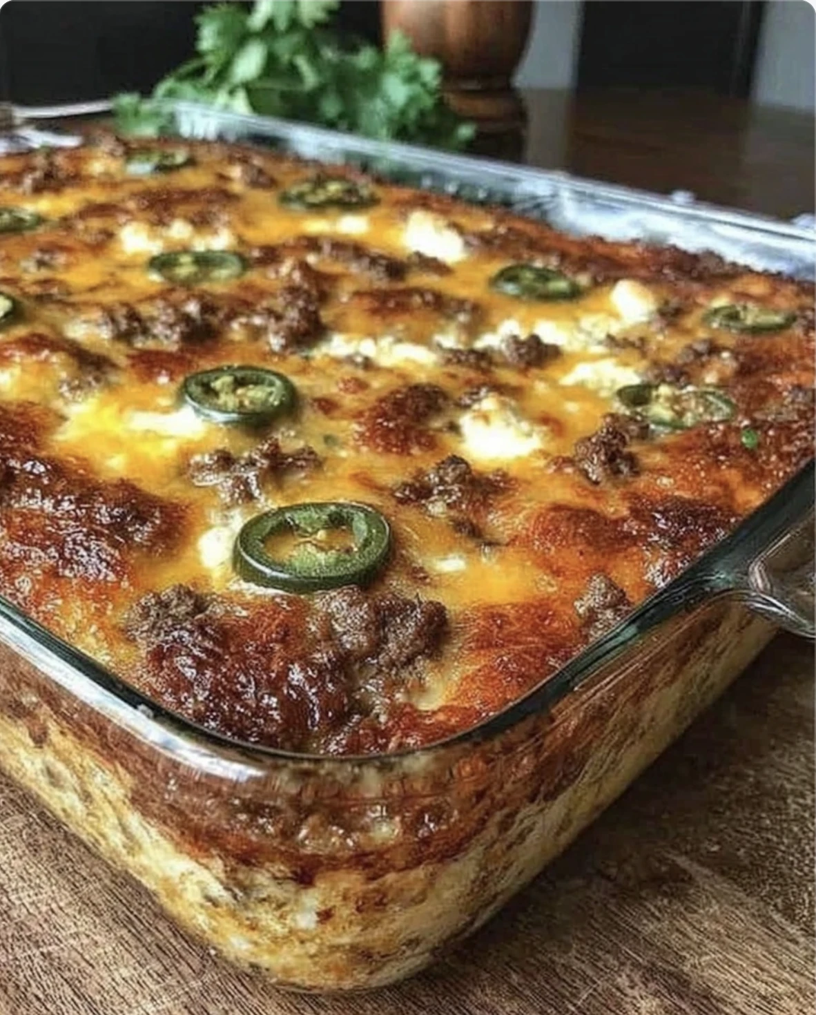 Loaded Beef & Cheese Casserole