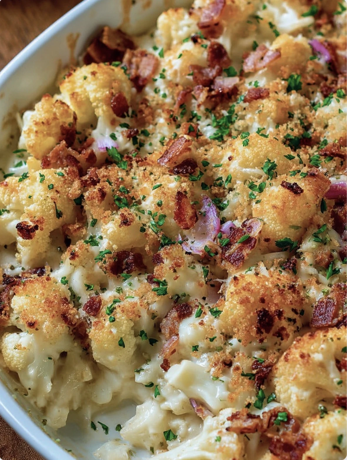 Loaded Cauliflower Casserole