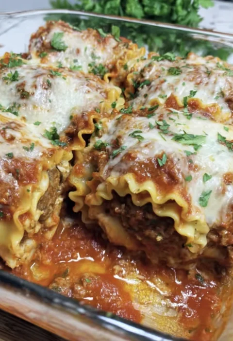 Meatball Lasagna Rollups
