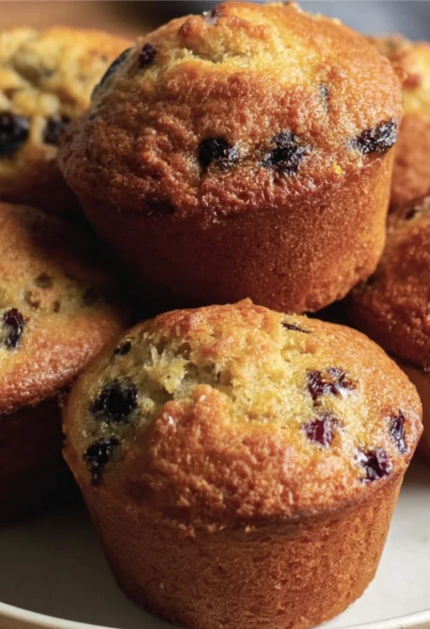 Mini Fruit Cake Muffins