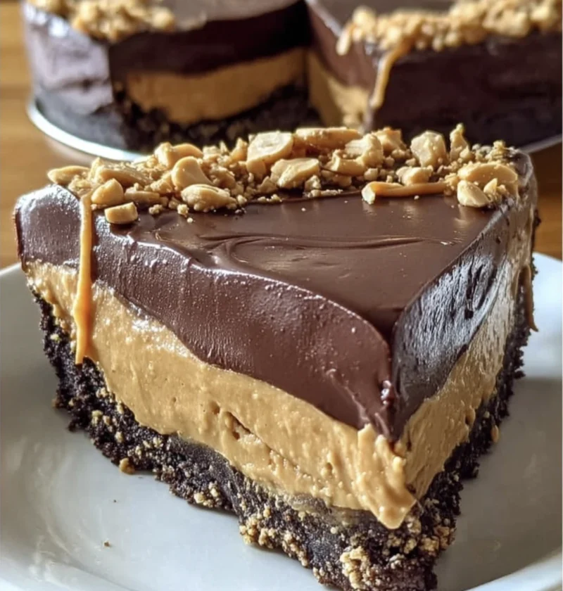 Nobake Chocolate Peanut Butter Pie