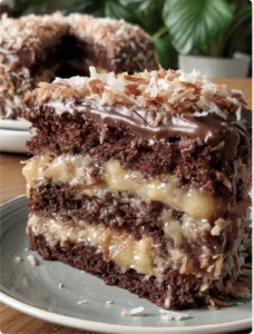 Old-Fashioned German Chocolate Cake