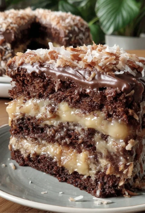 Oldfashioned German Chocolate Cake