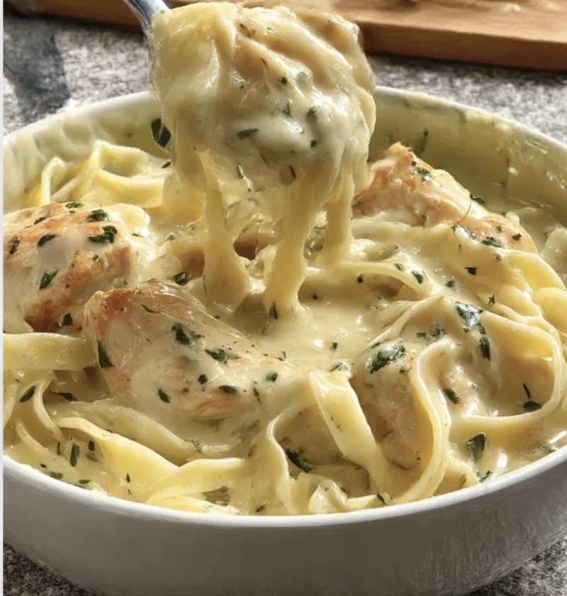 Onepan Chicken Buttered Noodles