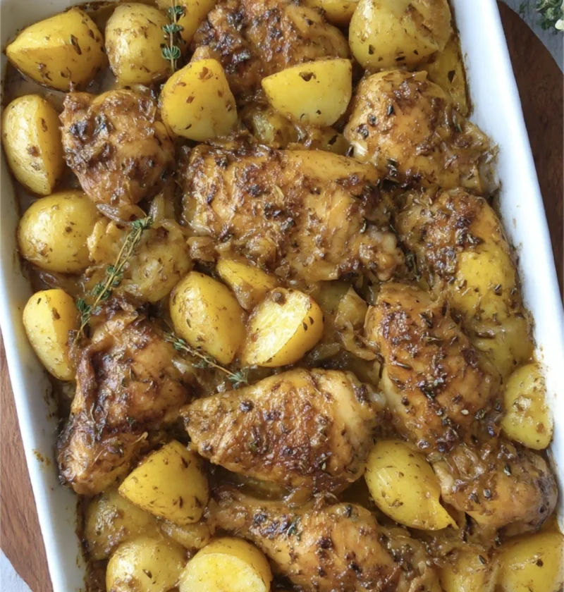 Onepan Chicken Potatoes American Style