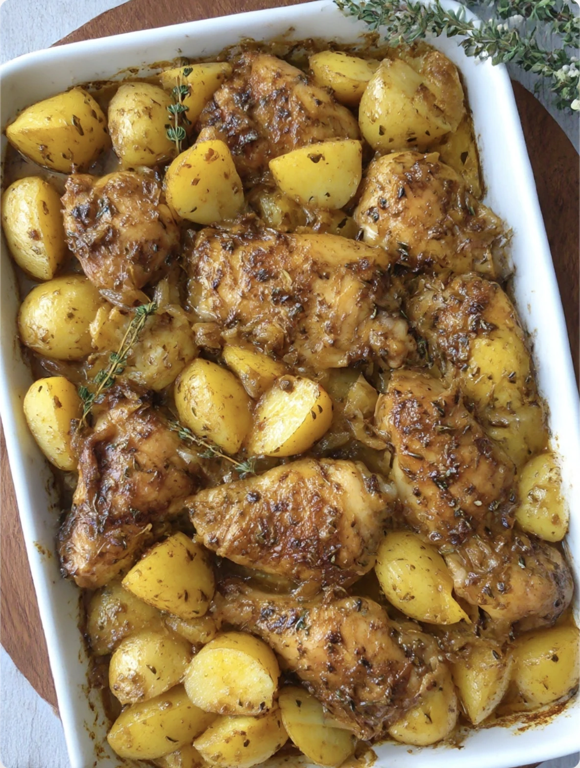 One-Pan Chicken & Potatoes (American Style)