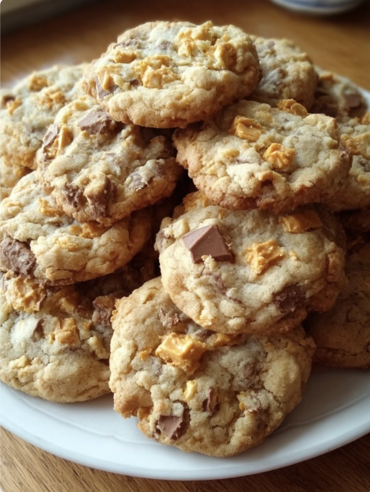 Peanut Butter Butterfinger Cookies