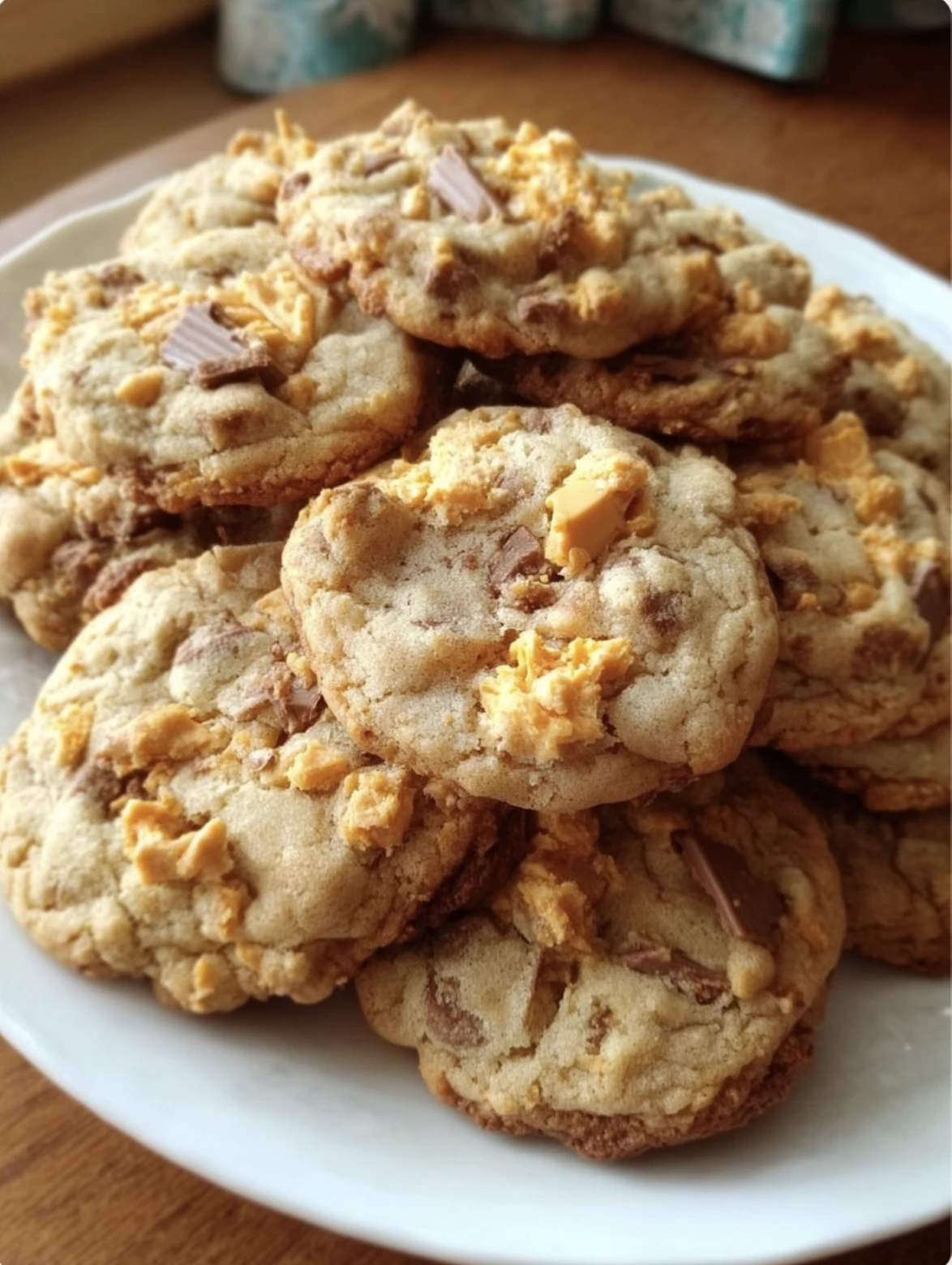 Peanut Butter Butterfinger Cookies