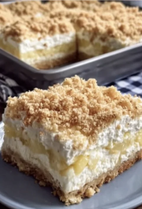 Pineapple Dream Dessert Bars
