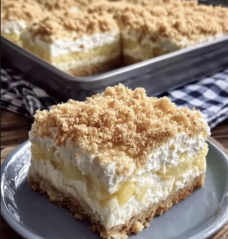 Pineapple Dream Dessert Bars