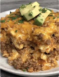 Slow Cooker Taco Casserole