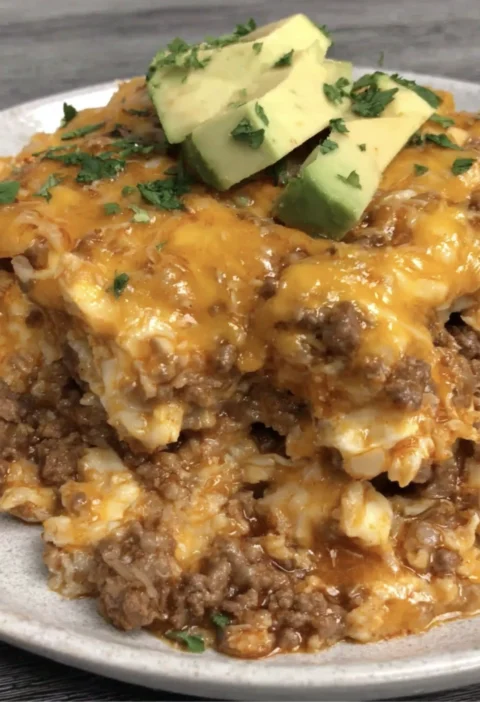 Slow Cooker Taco Casserole
